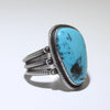 Blue Diamond Turquoise Ring size 9.5