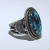 Blue Diamond Turquoise Ring size 8.5